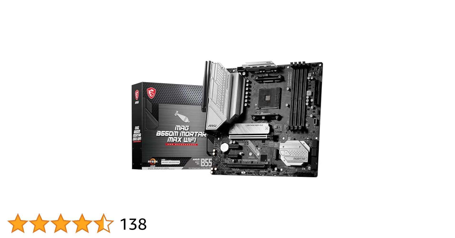 Amazon | MSI MAG B550M Mortar MAX WiFi ゲーミング (AMD Ryzen